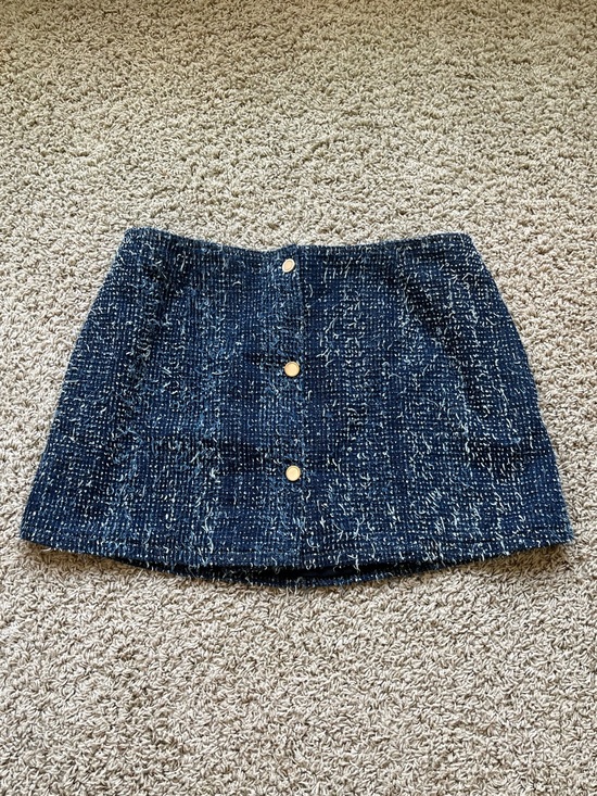 Frame Denim Dresses & Skirts - Frame faux-tweed denim miniskirt